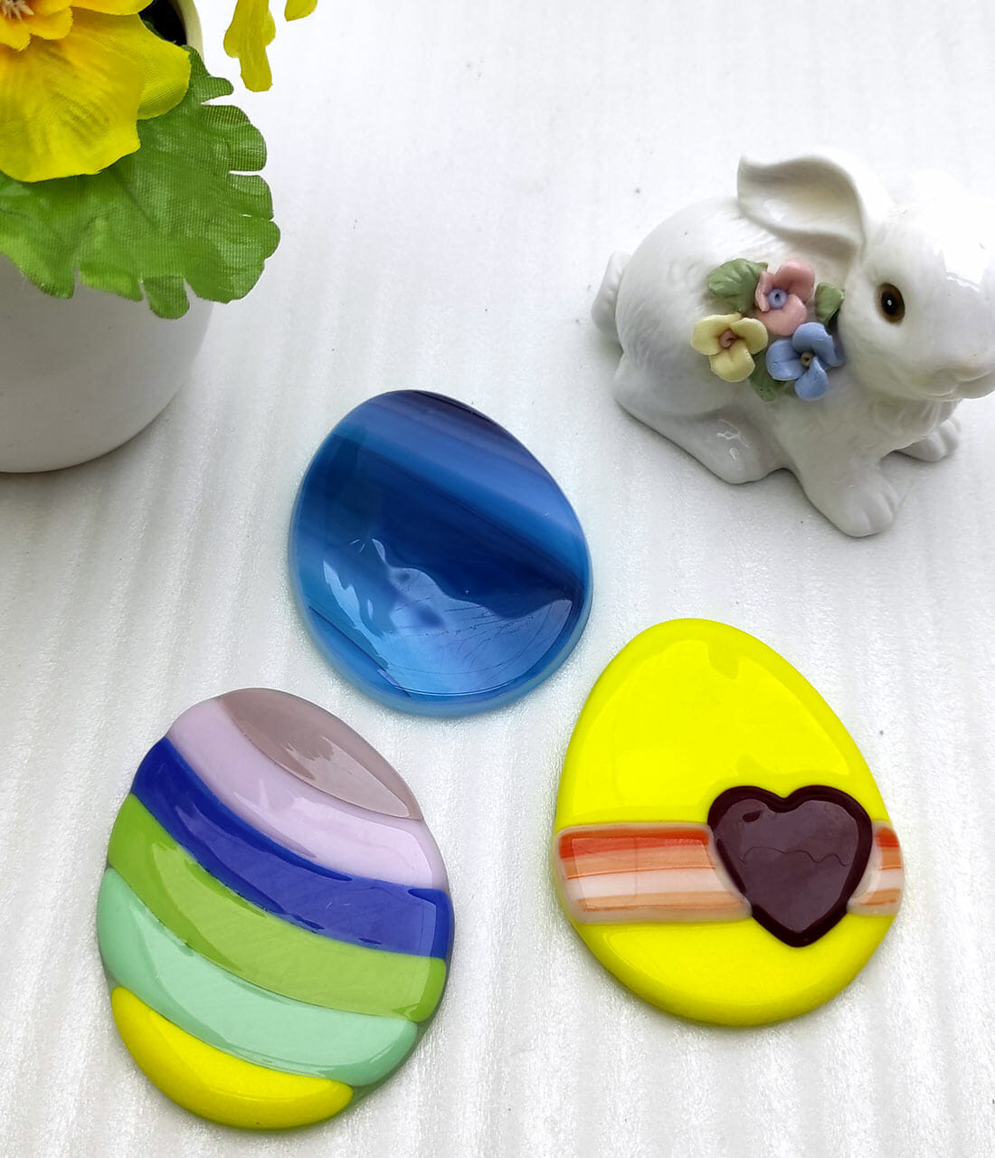 Stained Glass Easter Eggs SET 5