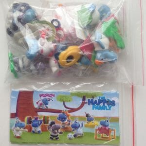 Kinder Surprise Collection Happos Family hippopotamus DV