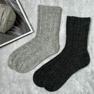 Handmade Marketplace 568 Enisey sock knitting pattern (PDF ENG)
