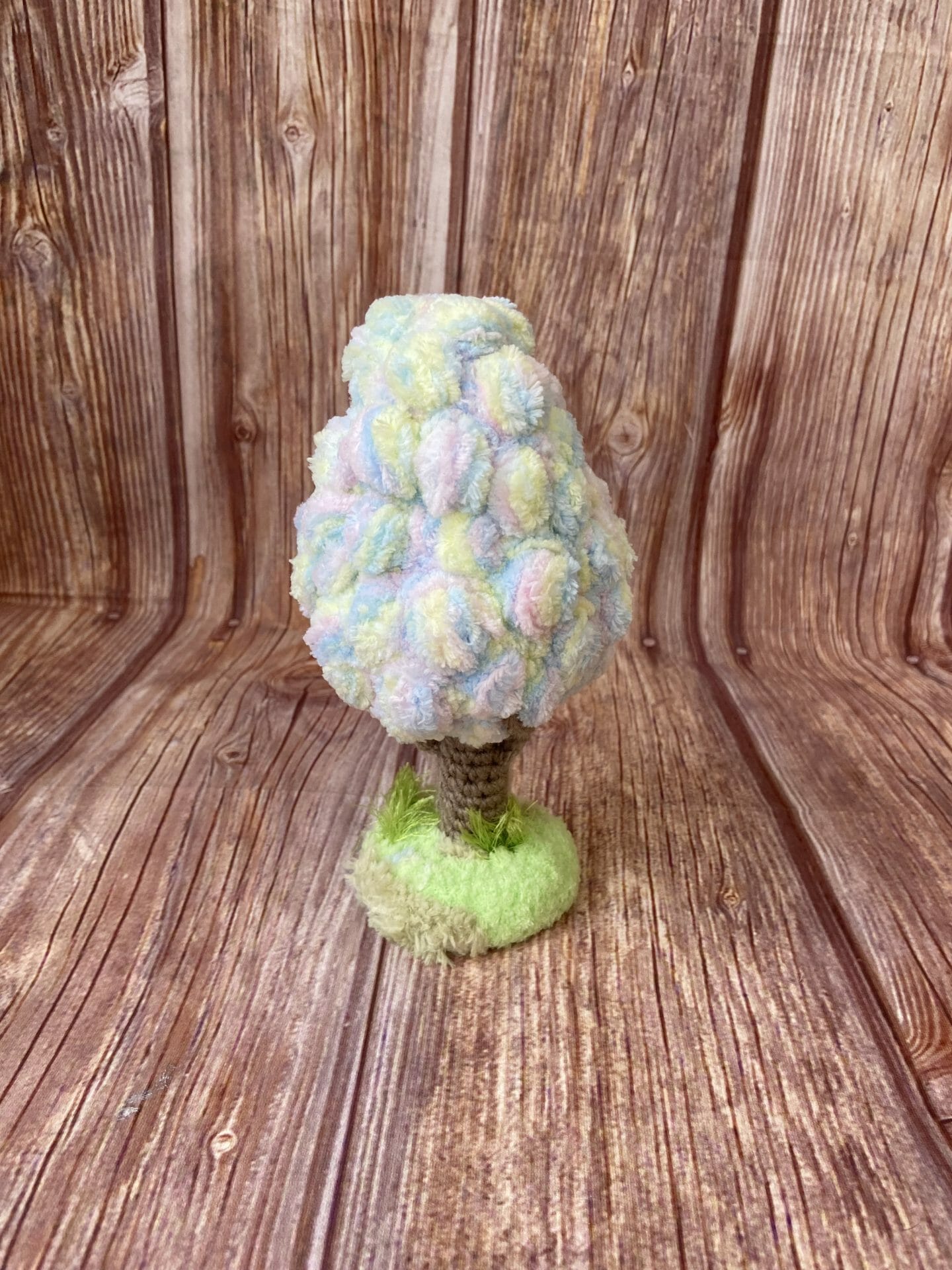 knitted trees, waldorf toy