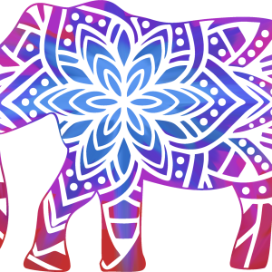 Elephant Mandala Sublimation Design