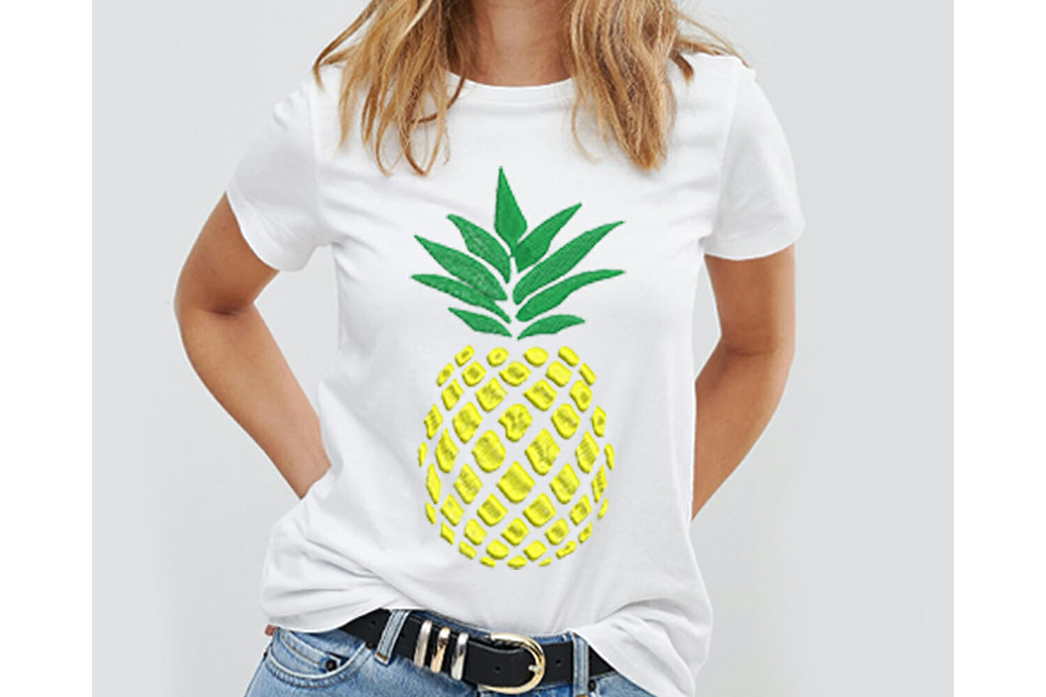 Pineapple Embroidery Design Pineapple Machine Embroider 2 Pineapple Embroidery Design Pineapple Machine Embroider - Image 2