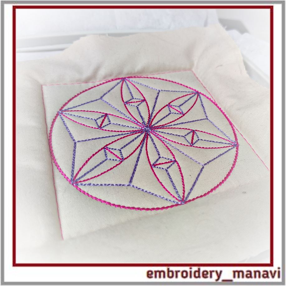 Quilt Block 30 Machine Embroidery Designs - 6 Sizes 6 Quilt Block 30 Machine Embroidery Designs - 6 Sizes - Image 6