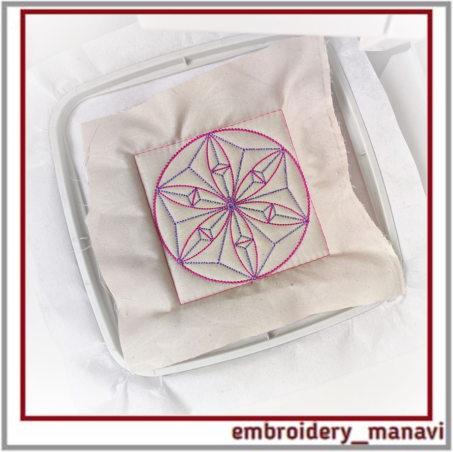 Quilt Block 30 Machine Embroidery Designs - 6 Sizes 5 Quilt Block 30 Machine Embroidery Designs - 6 Sizes - Image 5