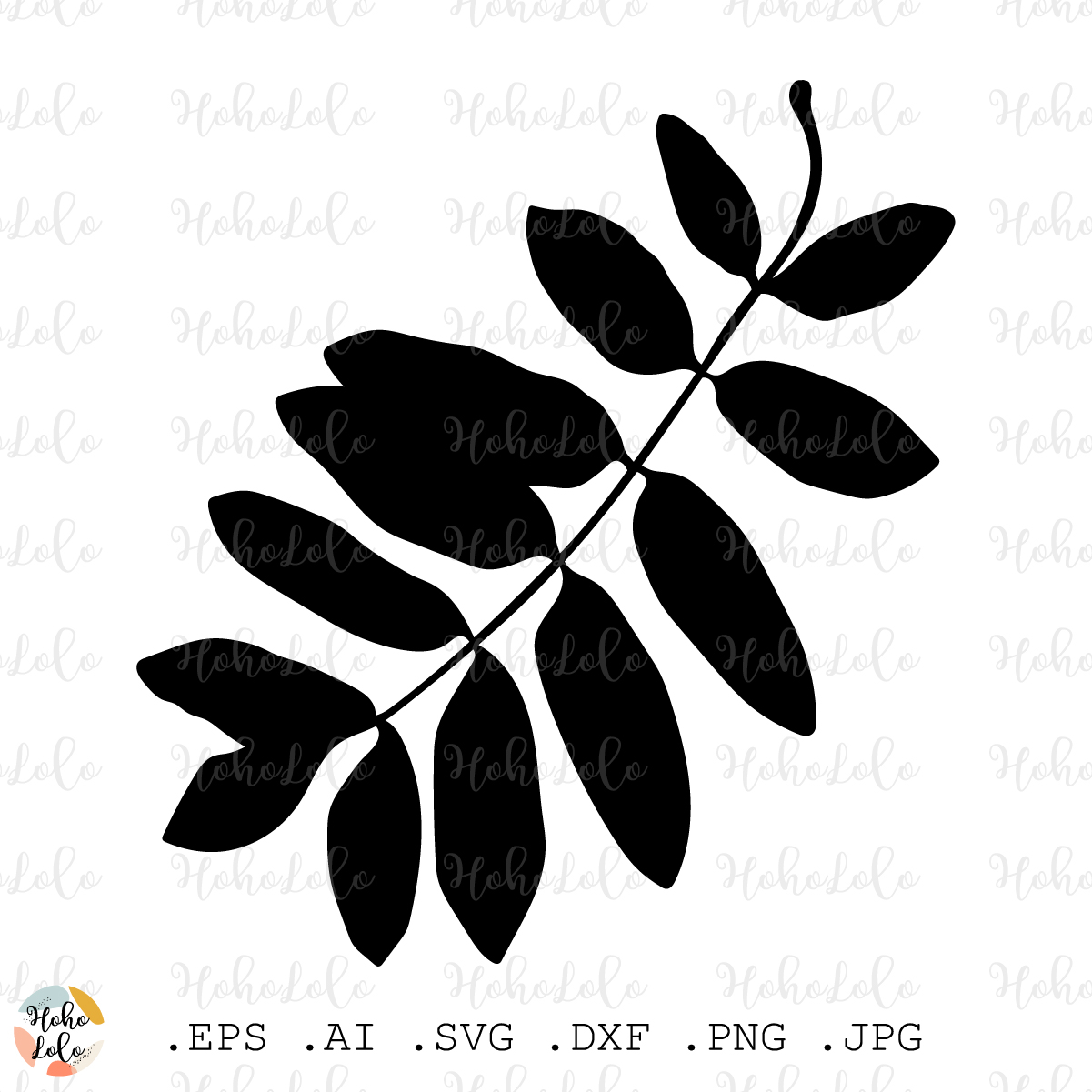 Ashberry Svg Leaves Tree Silhouette
