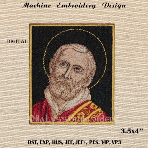 Handmade Marketplace 567 St Philip Neri machine embroidery design