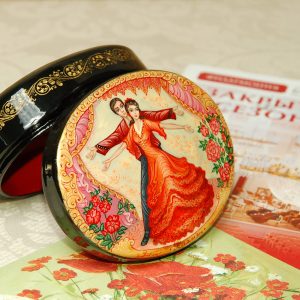 Carmen Ballet Lacquer Box miniature painting decorative
