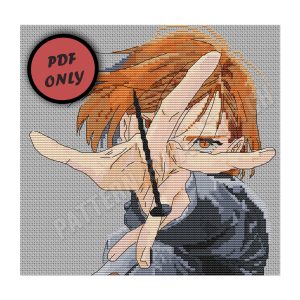 anime cross stitch pattern jujusti nobara kugisaki