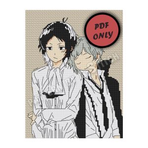 Anime cross stitch pattern Chainsaw Man Makima Demon Red PDF - Inspire  Uplift