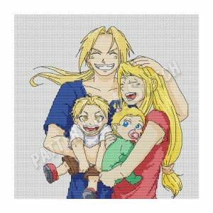 Anime cross stitch pattern Fullmetal Alchemist Perfect