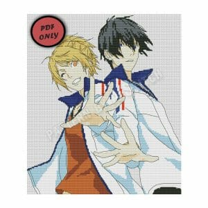 Anime cross stitch pattern Prince of Stride