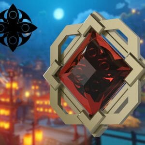 Liyue Fatui symbol vision for genshin cosplay 3d model