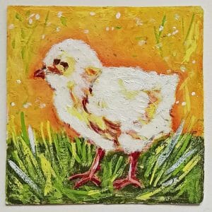 Chick painting