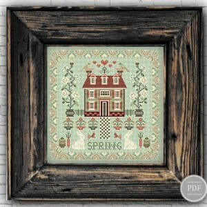 Cross-stitch-Pattern-Spring-Garden-313