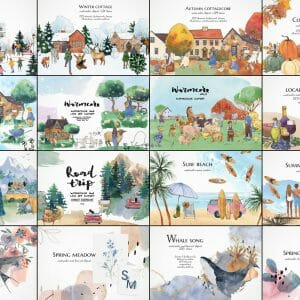 Whole Shop Bundle! 50 clipart with 6000+ illustrations