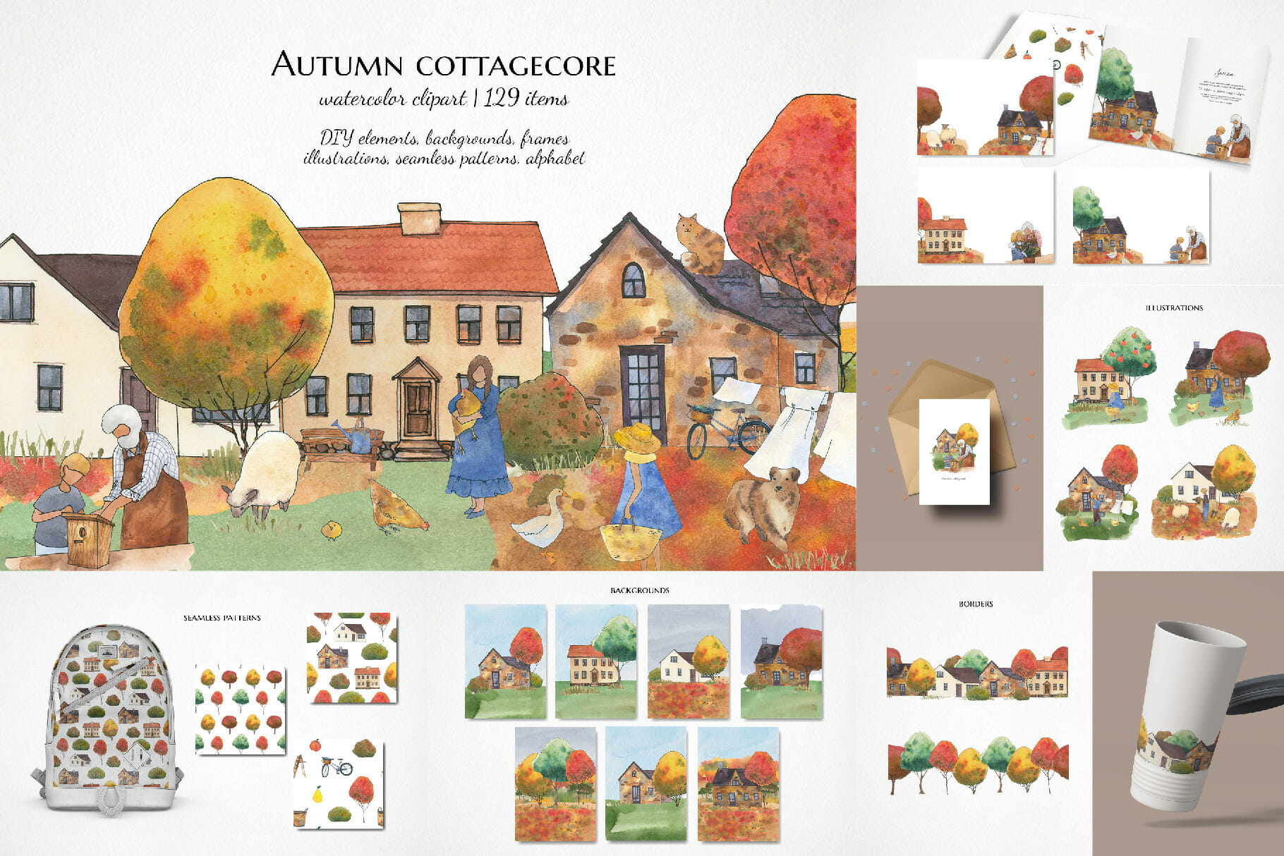 Bestsellers Bundle by Lyubov Zaytseva! 12 clipart in 1 16 Bestsellers Bundle by Lyubov Zaytseva! 12 clipart in 1 - Image 16