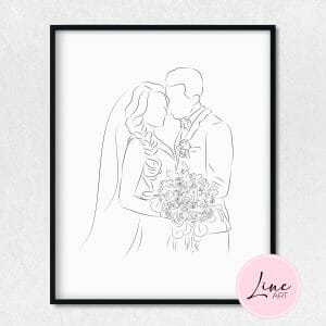 Mercado artesanal 626 Wedding Portrait from Photo