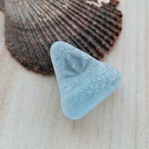 Blue sea glass B96