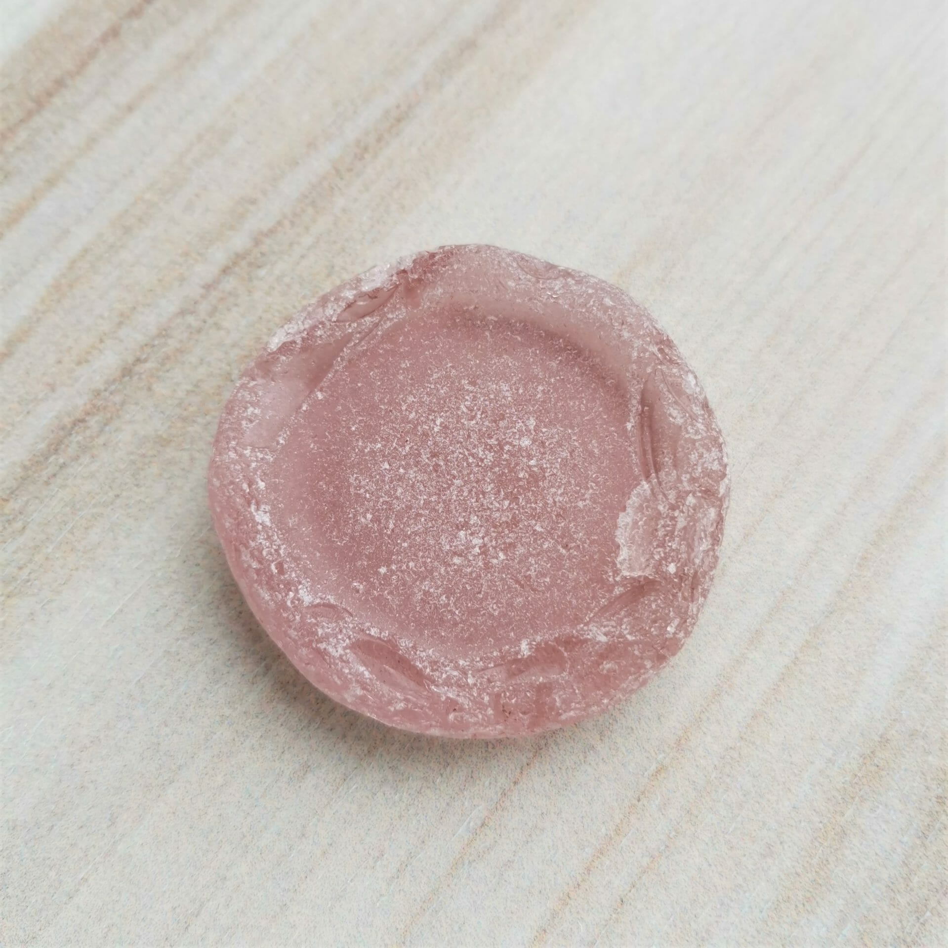 Pink sea glass bottom P106