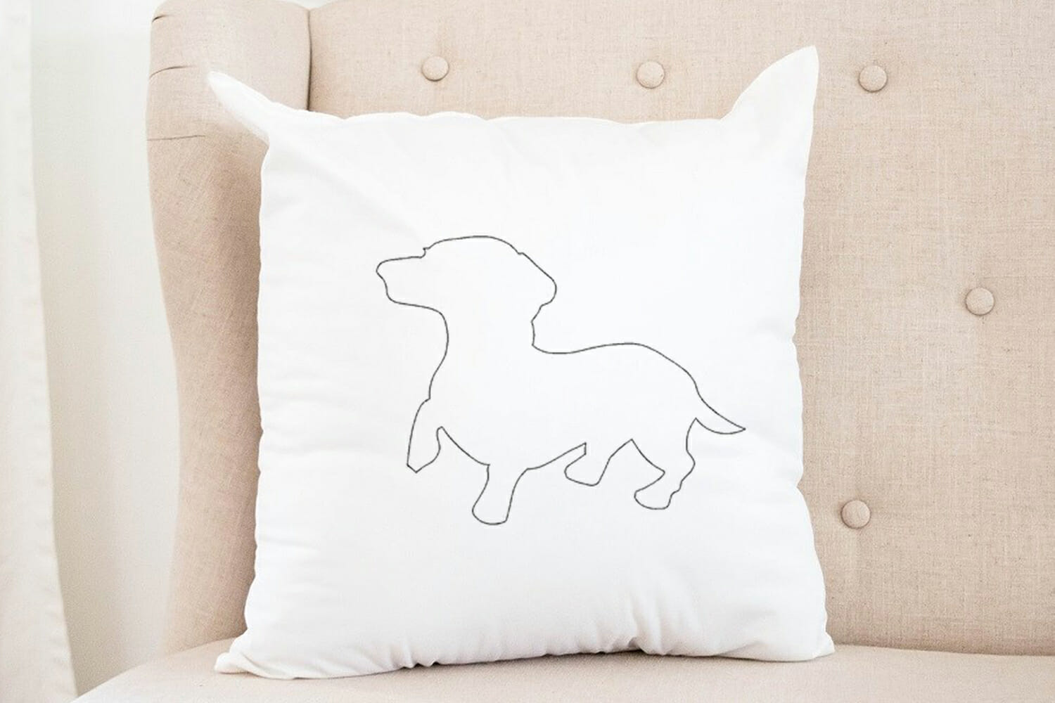 Dachshund silhouette embroidery design 83 4 Dachshund silhouette embroidery design 83 - Image 4