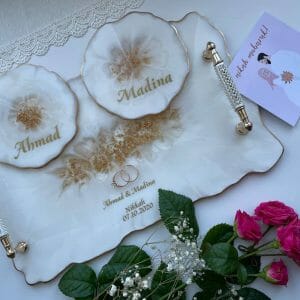 Nikkah pen tray Islamic wedding gift
