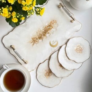 Ramadan table decor tray Islamic wedding gift