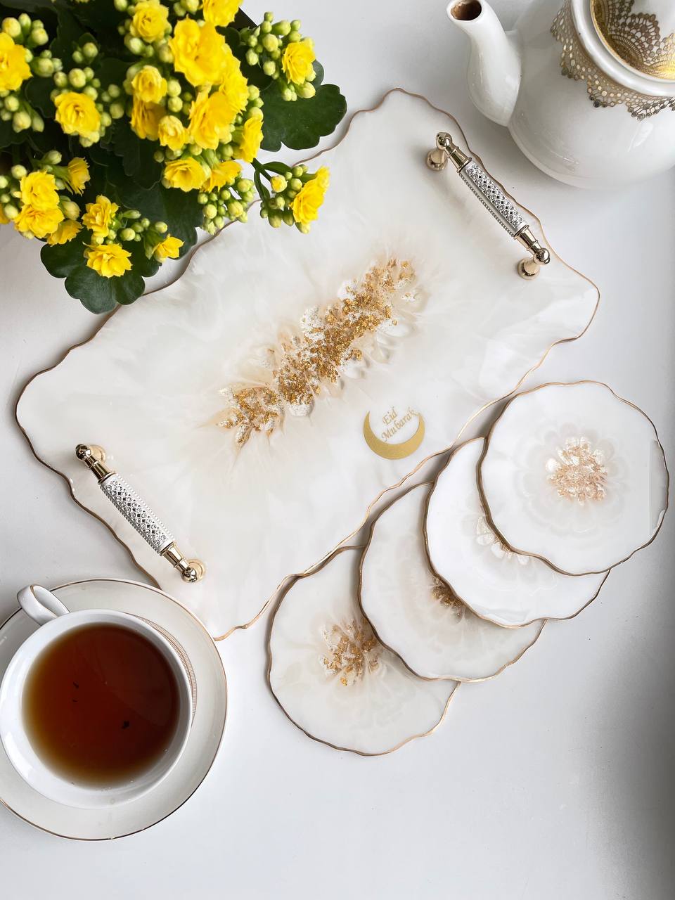 Ramadan table decor tray Islamic wedding gift