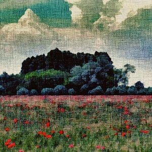 Painting - "Poppy field"
