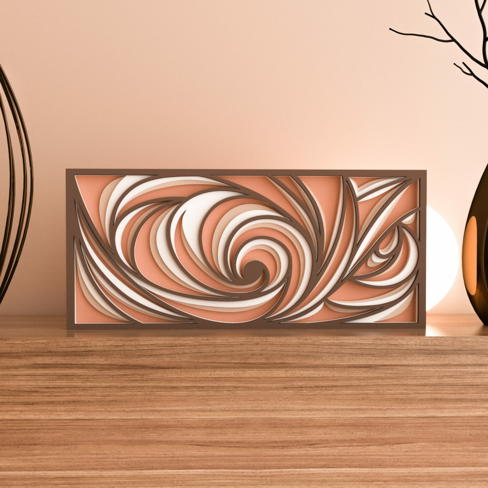 3D layered panel for laser cut, Multilayer laser cut panel 1 3D layered panel for laser cut, Multilayer laser cut panel