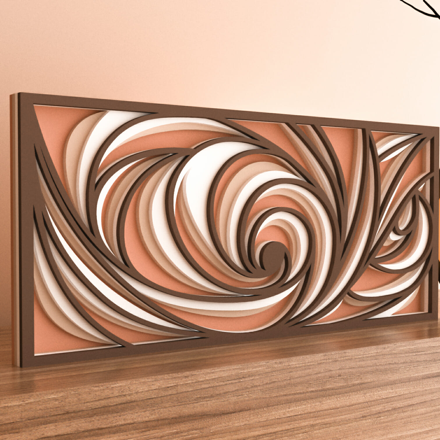 3D layered panel for laser cut, Multilayer laser cut panel 4 3D layered panel for laser cut, Multilayer laser cut panel - Image 4