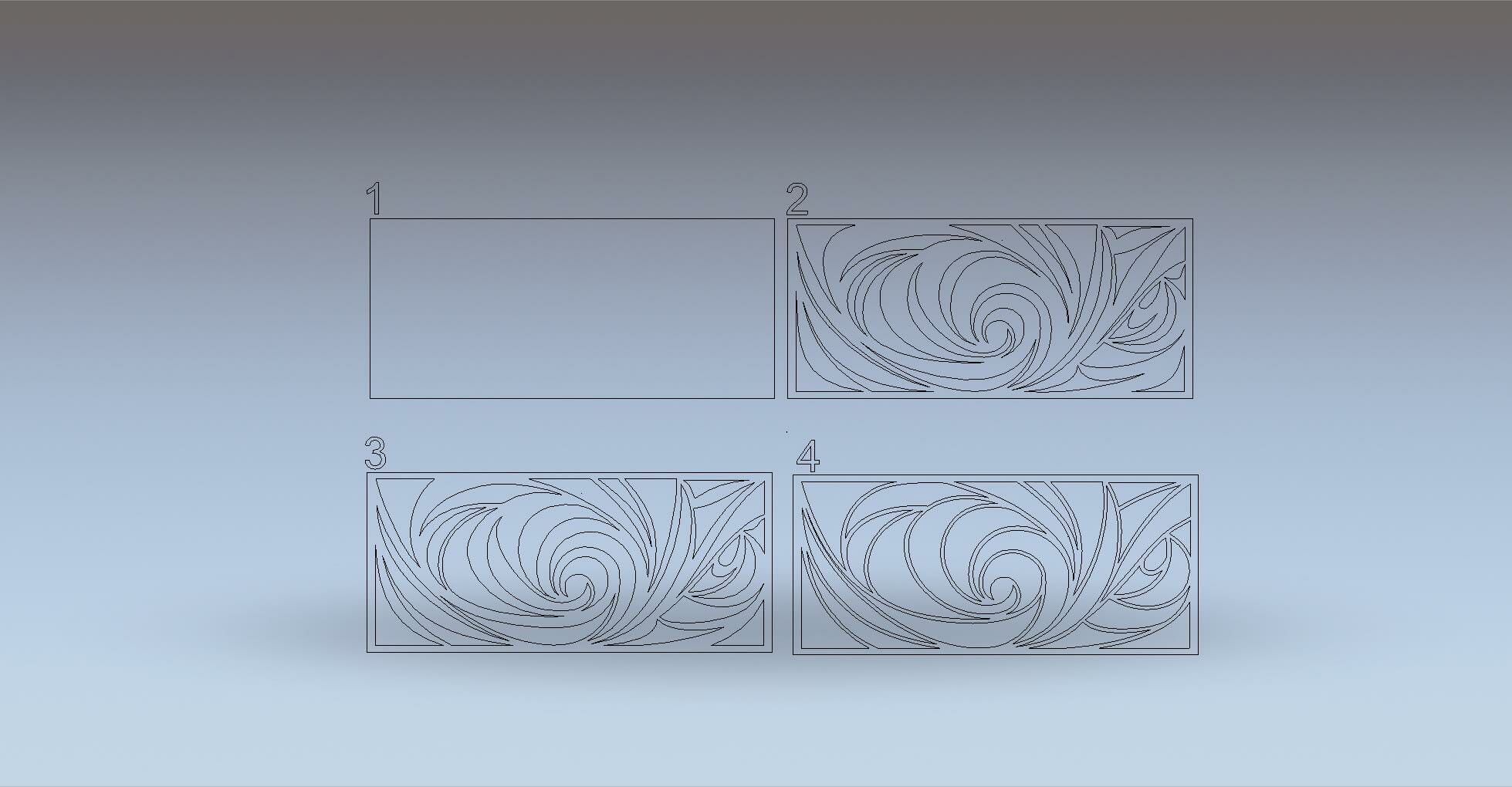 3D layered panel for laser cut, Multilayer laser cut panel 6 3D layered panel for laser cut, Multilayer laser cut panel - Image 6