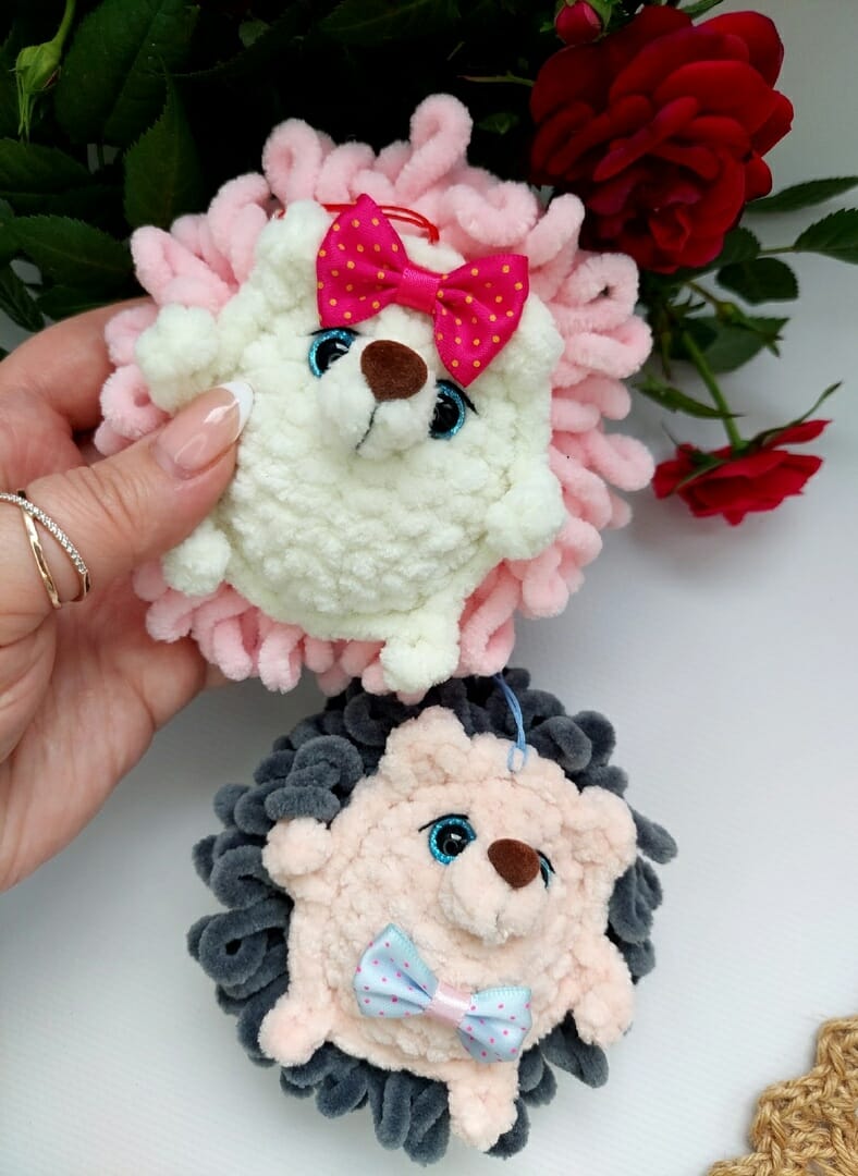 Pottern Keychain Hedgehog amigurumi 2 Pottern Keychain Hedgehog amigurumi - Image 2