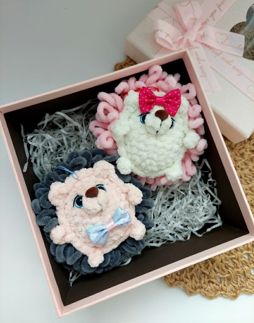 Pottern Keychain Hedgehog amigurumi 4 Pottern Keychain Hedgehog amigurumi - Image 4