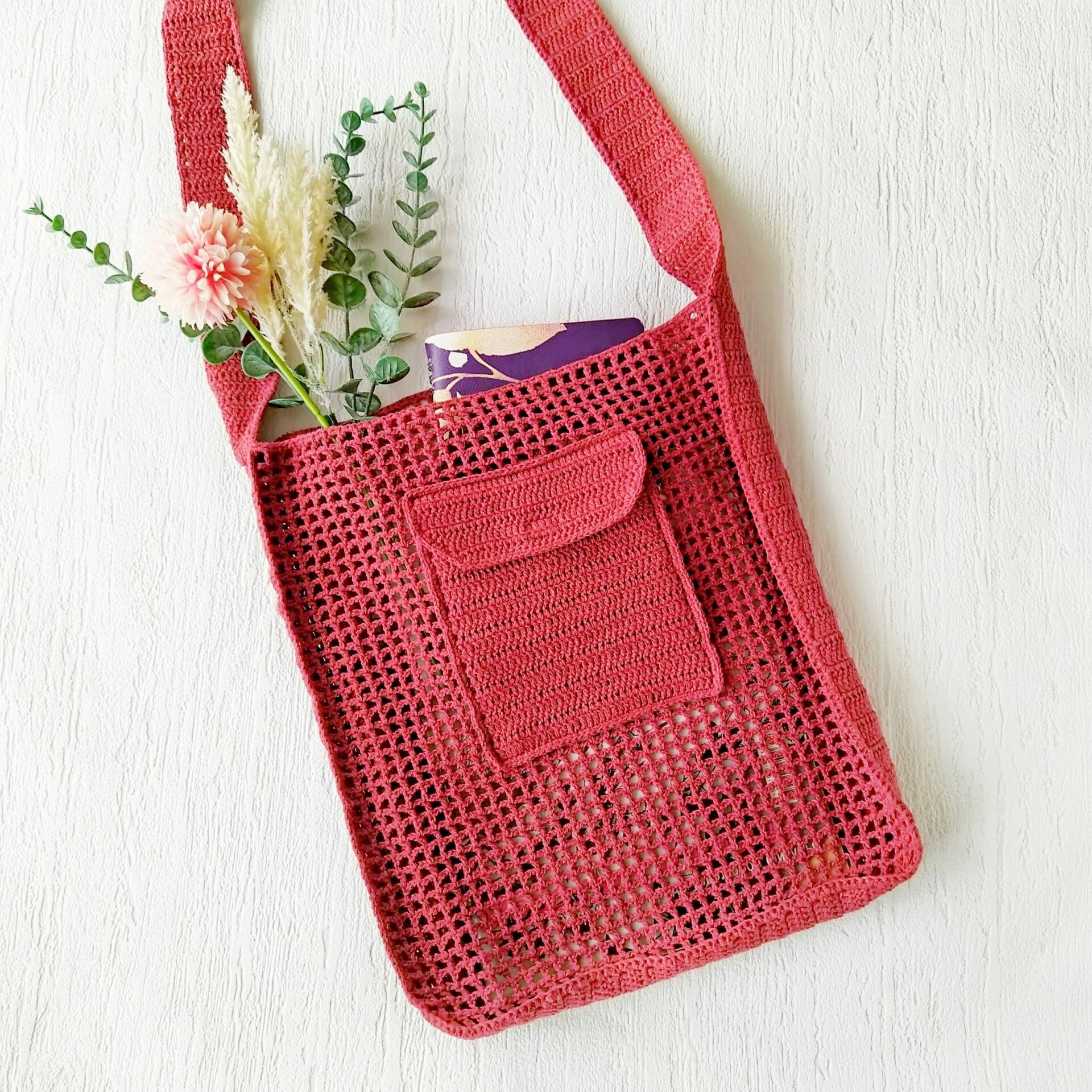 simple crochet tote bag pattern