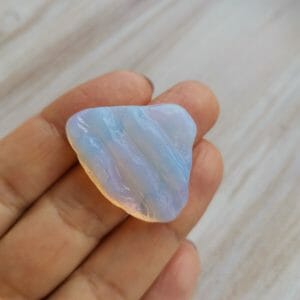 Opalescent sea glass