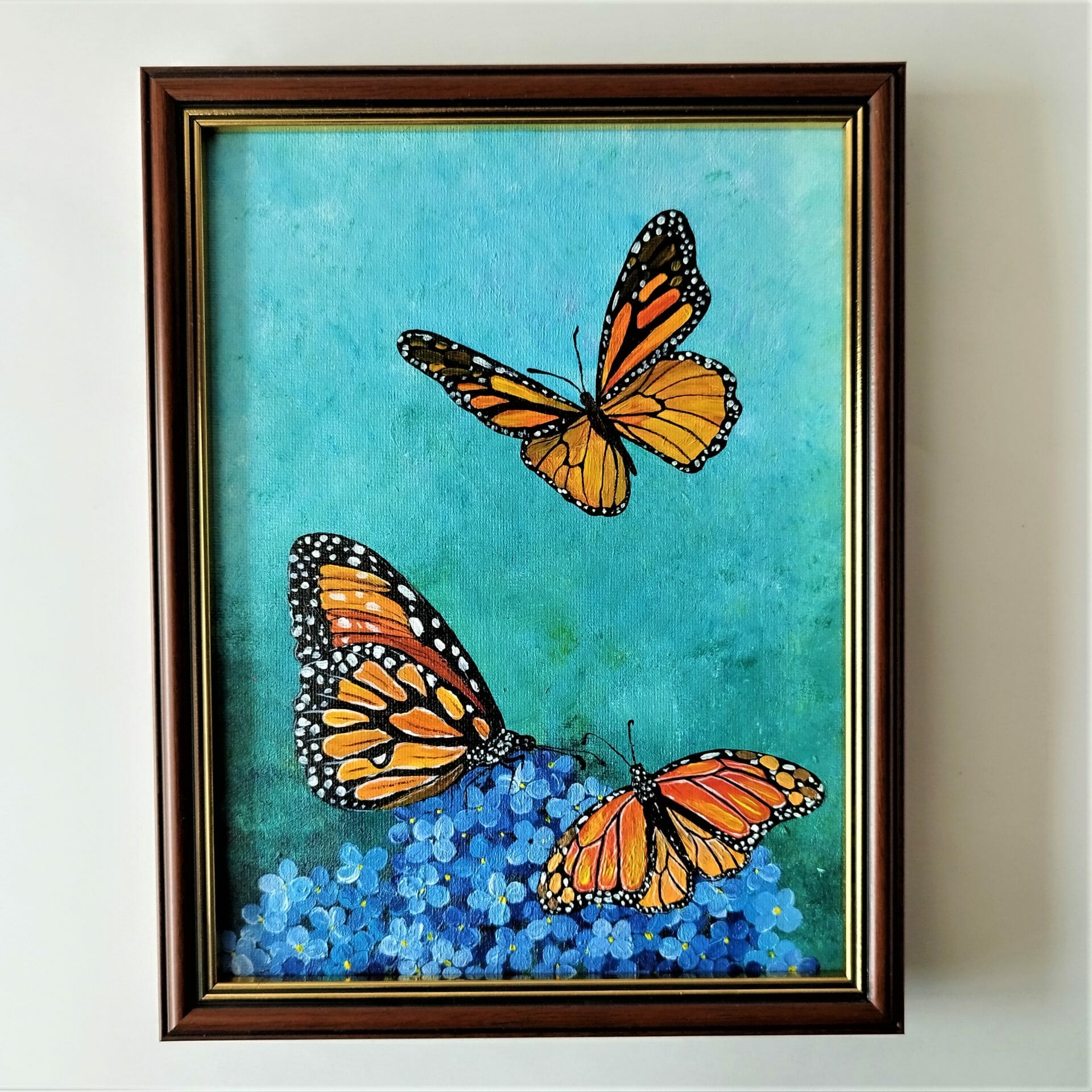 Monarch butterfly Art Print by Juan Bosco - Pixels Merch