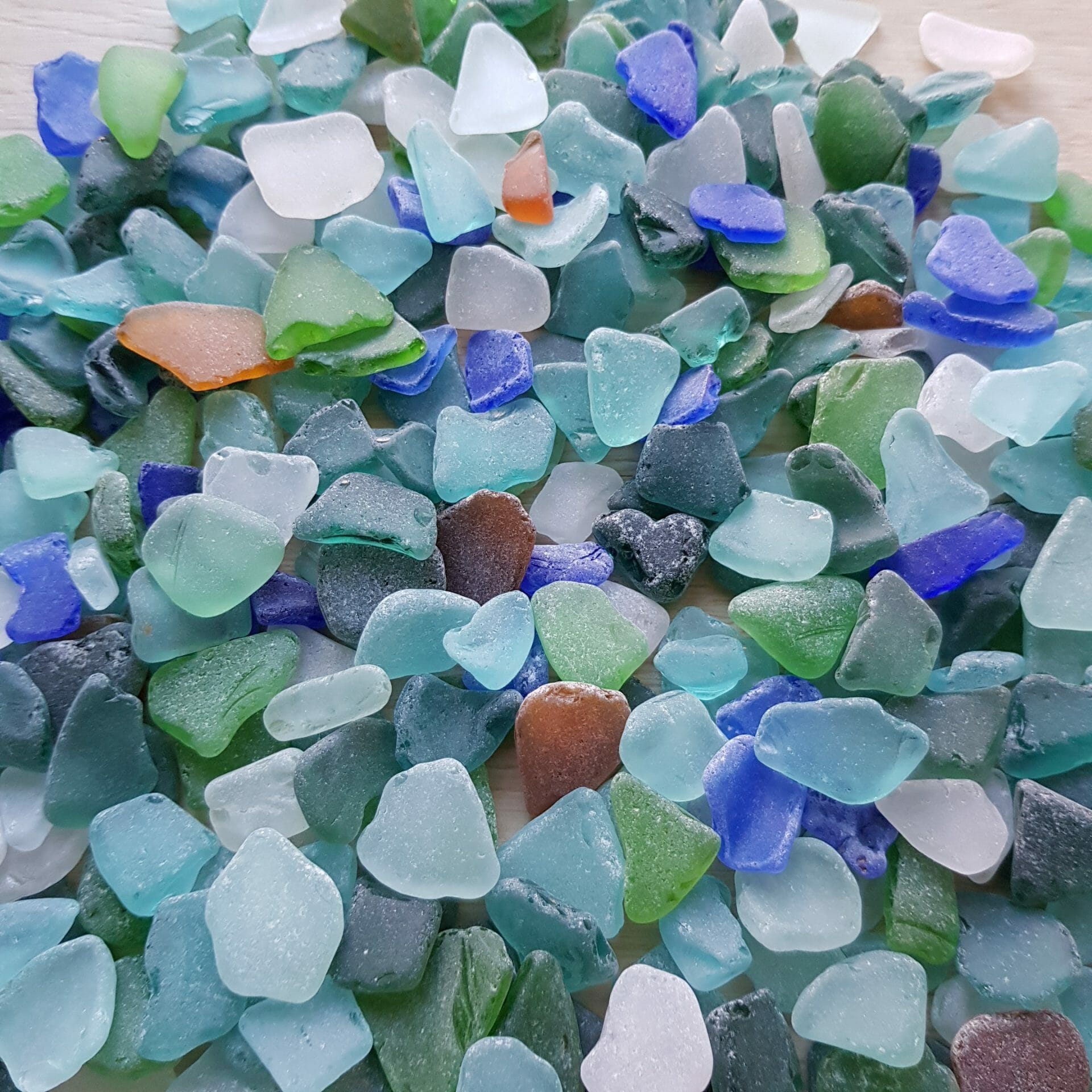 Small sea glass bulk for beach art