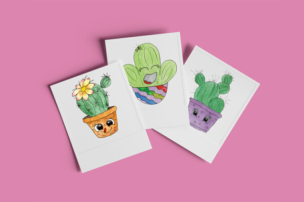 Cactus family Watercolor clipart, PNG 10 Cactus family Watercolor clipart, PNG - Image 10