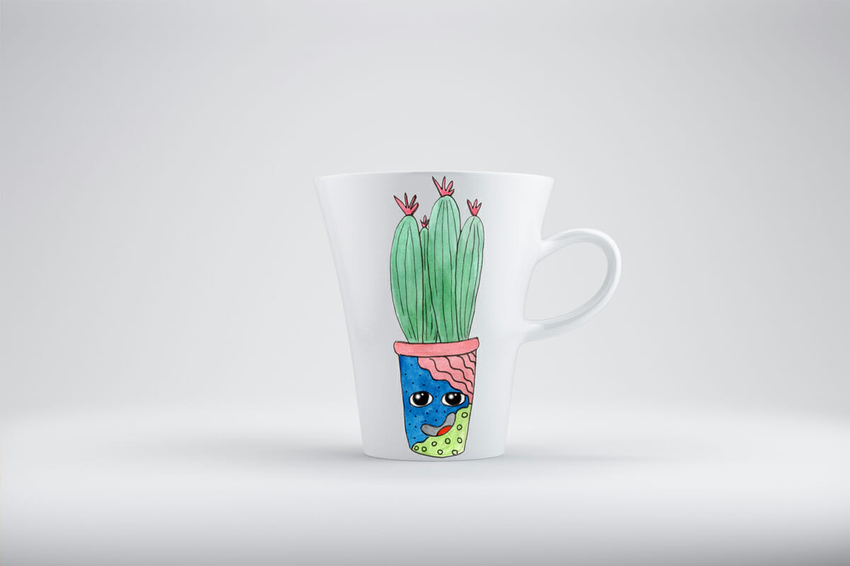 Cactus family Watercolor clipart, PNG 3 Cactus family Watercolor clipart, PNG - Image 3