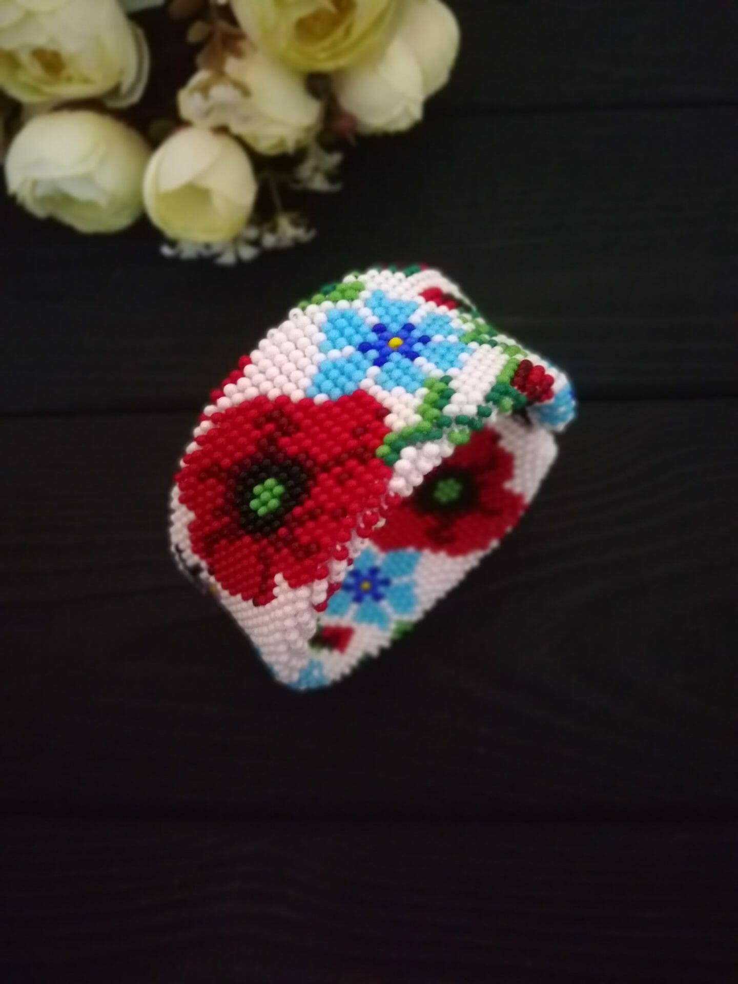 How To Crochet Flower With Seed Beads 