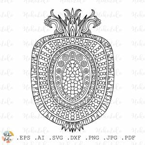 Pineapple Coloring Page Pdf