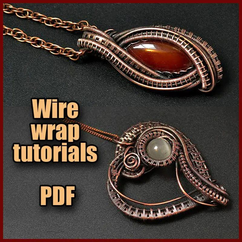Wire Wrapped tutorials - 20 PDF books - Crealandia