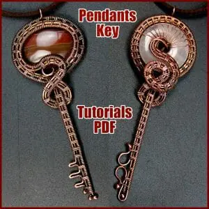 Wire Wrapped Key Pendants Tutorials PDF