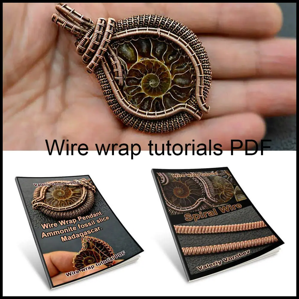 Wire Wrapped tutorials - 20 PDF books - Crealandia