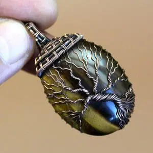 Arya: Wire Wrap Tutorial, Wire Wrapped Pendant Lesson, Jewelry Tutorial, Wire  Jewelry Making for Beginners, Wire Art Wrapping PDF Download - Wire Wrap  Tutorials
