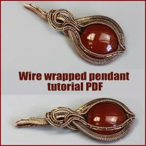 Wire Wrapped Stone Pendant tutorial PDF