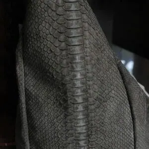 Big Soft Hobo Classy Sport Woman Bag | Purse Genuine Python Skin | Grey Riva Elegant Leather Designer Soft Bag Snake | exotic leather purse