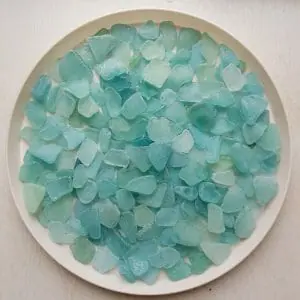 Beach glass Sea foam Aqua colors for sea glass art