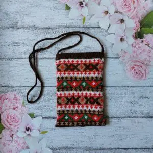 knitted phone case