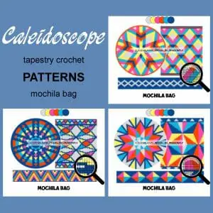 Wayuu mochila bag patterns / SET Caleidoscope